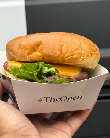 Par TEE Burger from the Open Champaionship