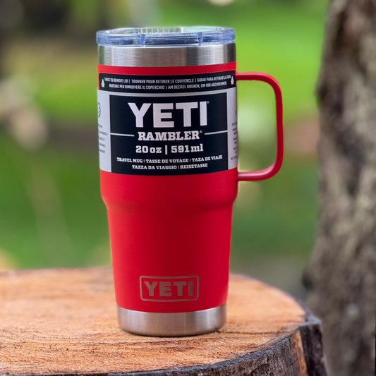 YETI Rambler® 20 oz (591 ml) Stackable Mug in Rescue Red