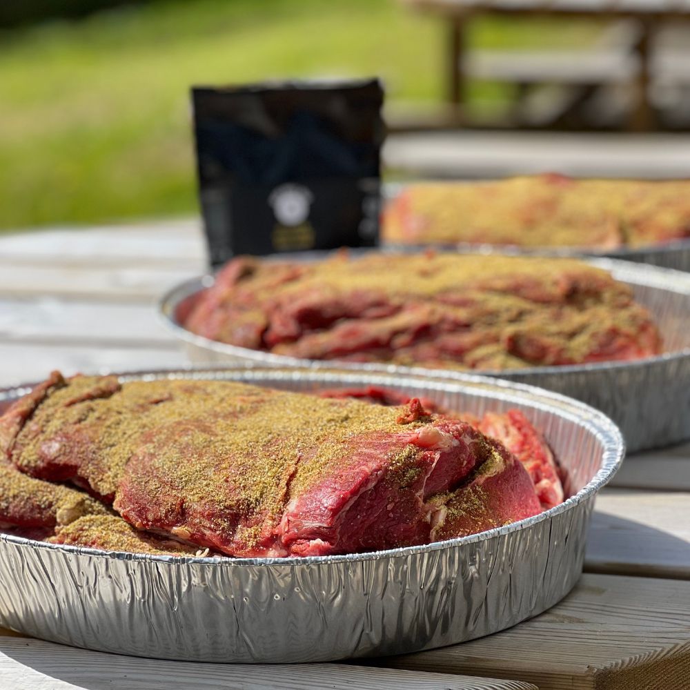 Mighty Mustard Dry Rub Beef