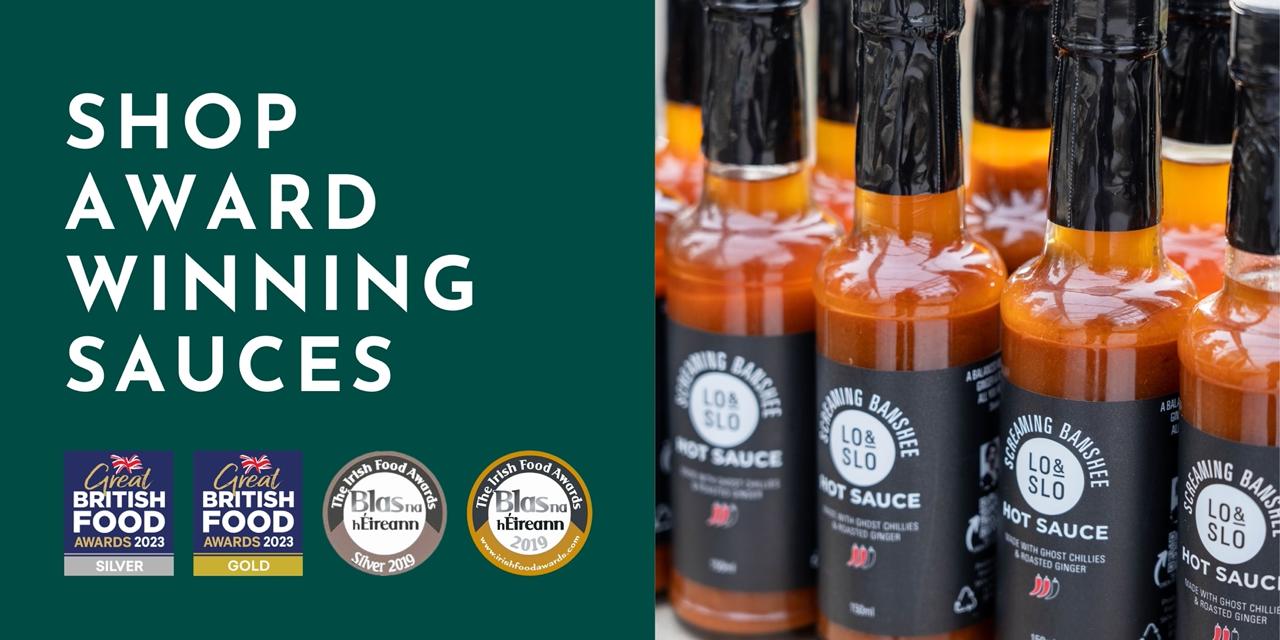 Banner Shop Award Winning Sauces